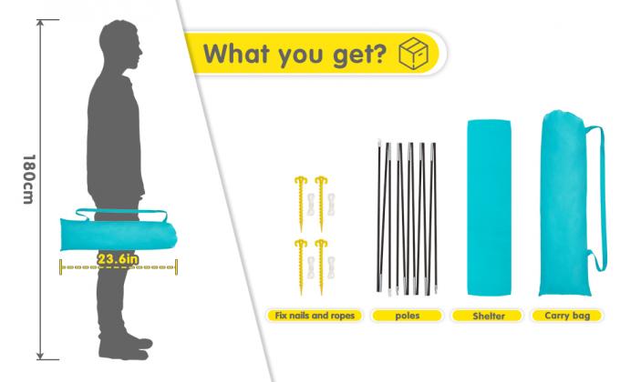 beach shade canopy wind sail